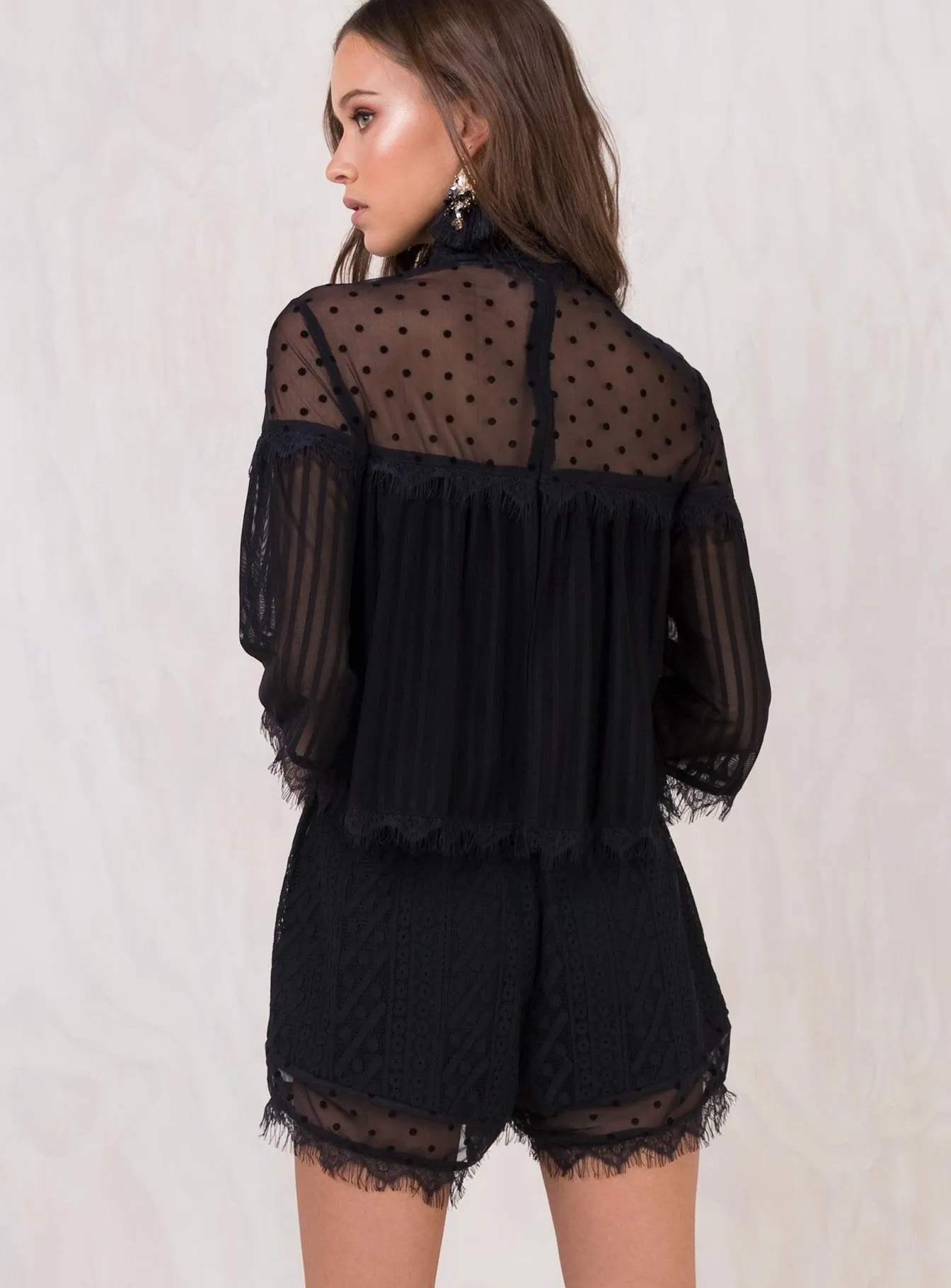 Engagement Mix Lace Playsuit