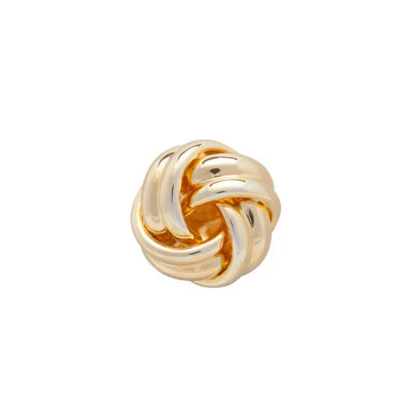Gold Plated Knot Lapel Pin