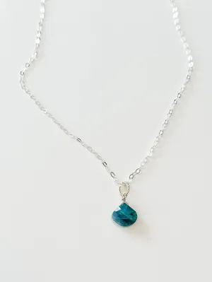 Mystic Royal Moonstone Necklace in sterling silver